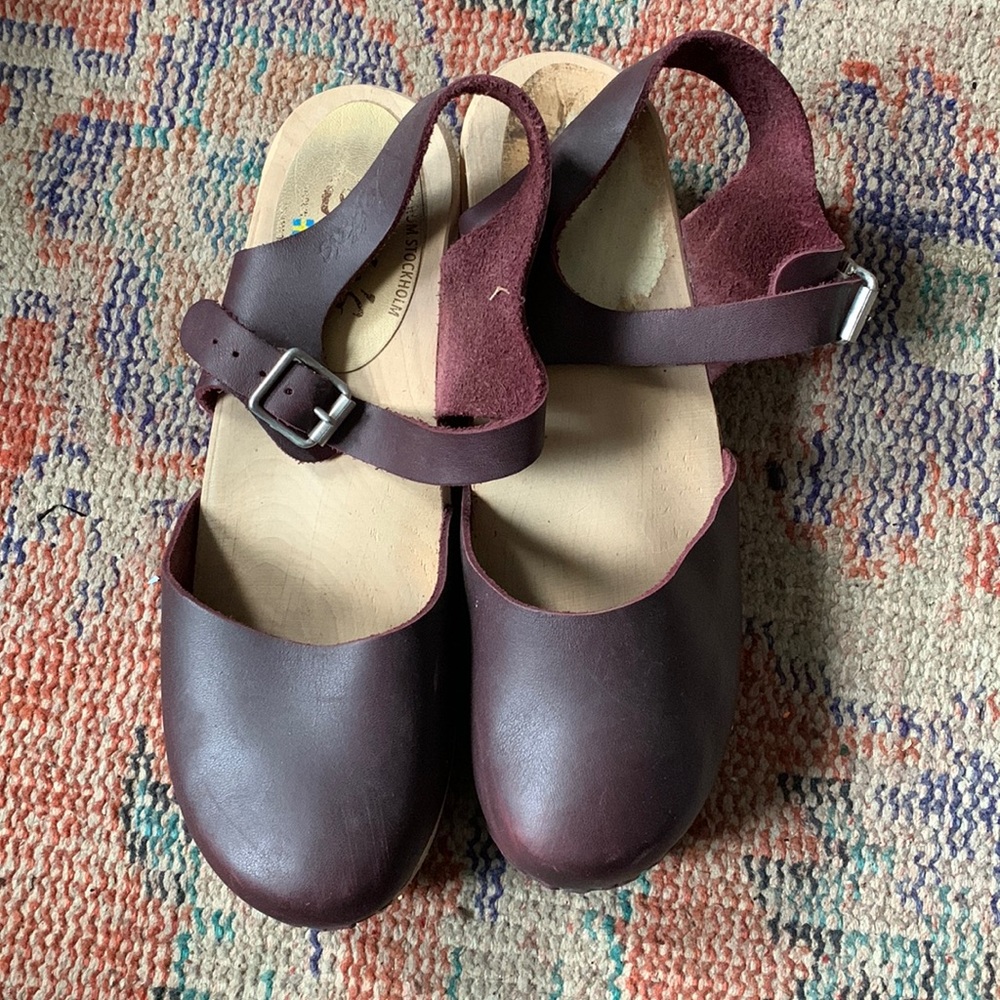 Lotta from Stockholm low wood clogs